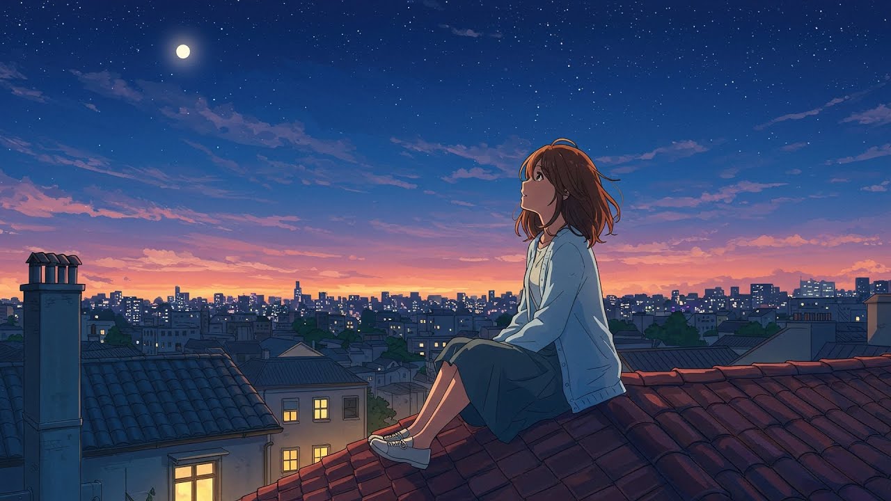 10시간 수면음악「지붕에서 바라본 하늘」🎵 힐링음악, 불면증음악, 꿀잠음악 (Rooftop)