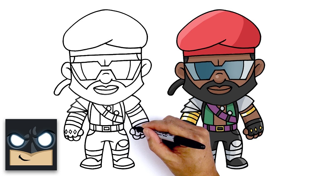 How To Draw Major Lazer Skin | Fortnite