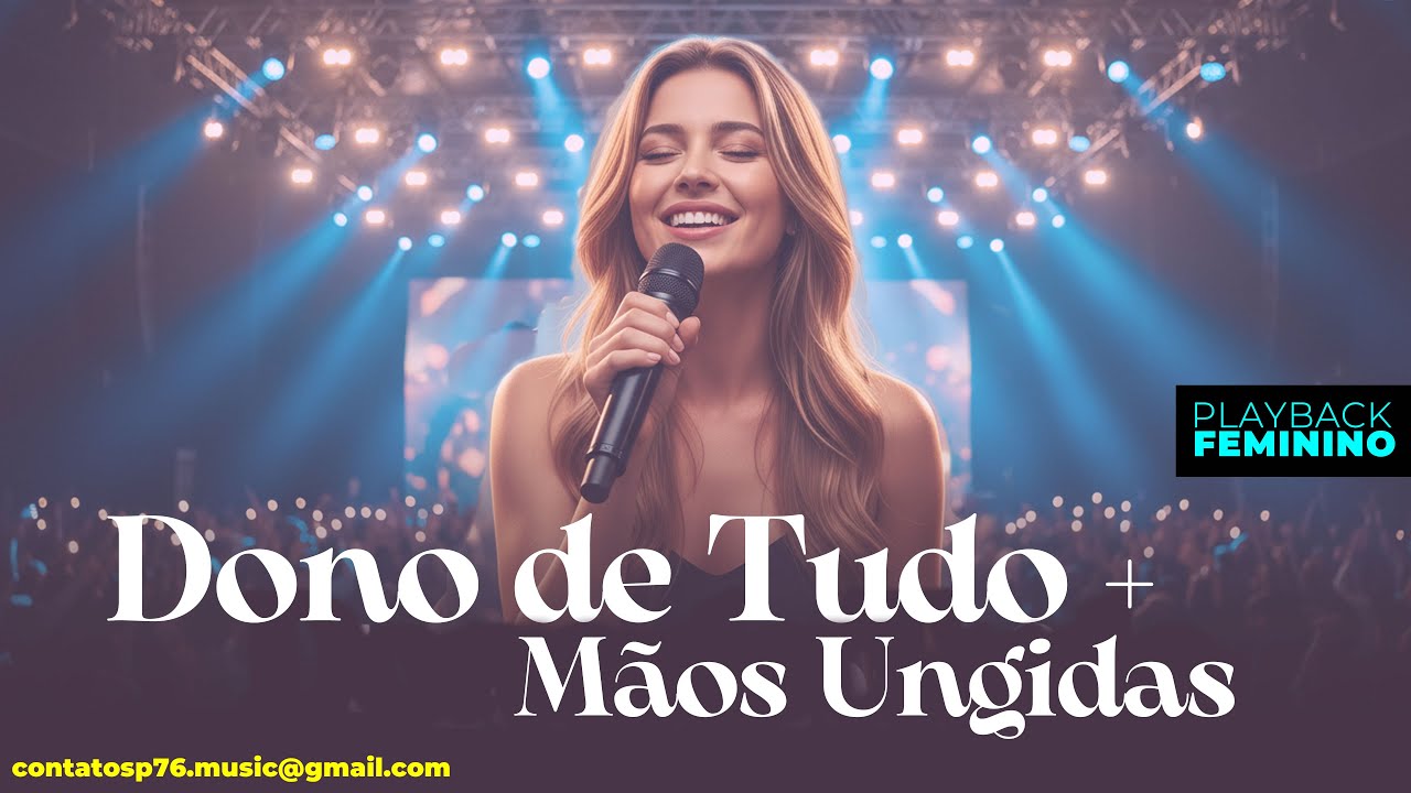 Dono de Tudo + Mãos Ungidas #medley | PLAYBACK Feminino