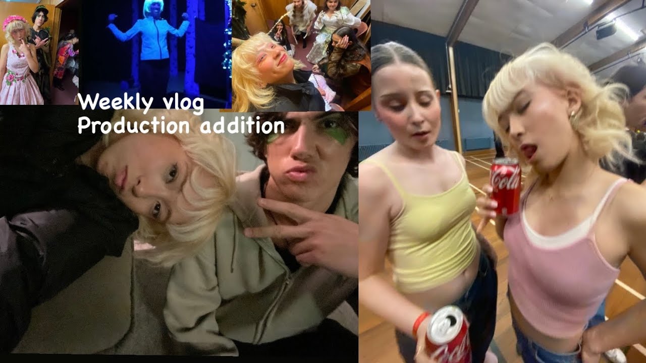 Weekly Vlog #10 | Productions week - BTS #vlog  #schoollife