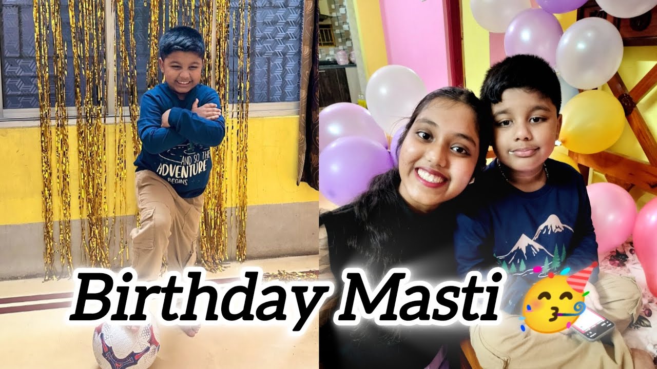 Fun Birthday Surprise 🎉 | Birthday Masti Vlog 💖#trending #birthdaycelebration #viral #familyvlog 