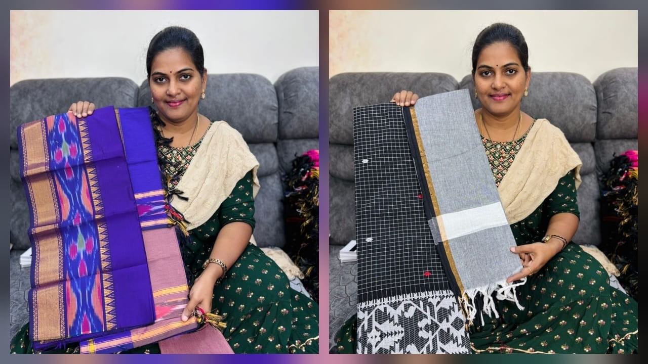 Sico Ikkat n Cotton Jamdhani Dress Materials || Akki Latest Collections || LIVE BOOKING ||