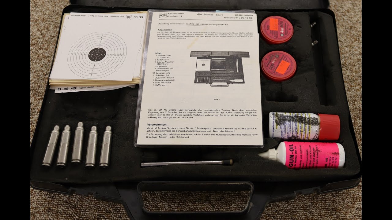 sub caliber systems for swiss K31 and Sig 510 Stgw 57