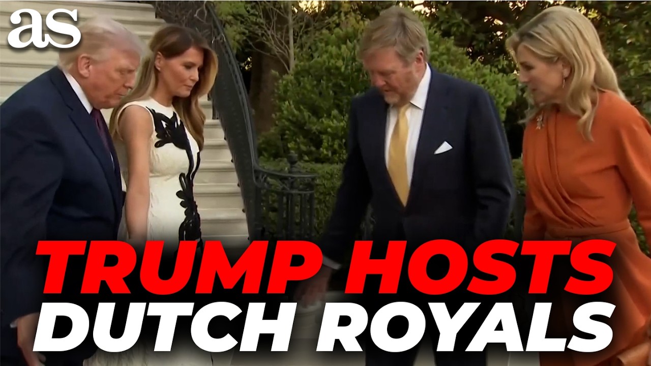 HISTORIC White House WELCOME: Trump and Melania host DUTCH King Willem-Alexander and Queen M&aacute;xima