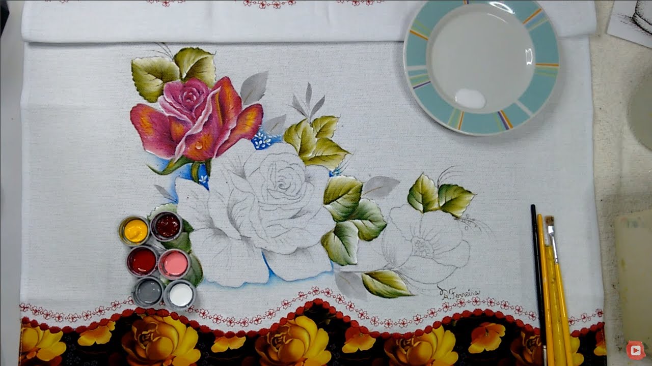 Roberto Ferreira -  Novo Projeto - Vamos Aprender a Pintar Rosas - P2