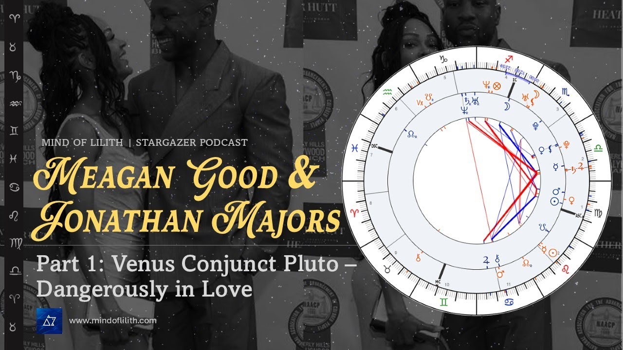 Jonathan Majors & Meagan Good Astrology Reading: Venus Conjunct Pluto: Dangerously in Love