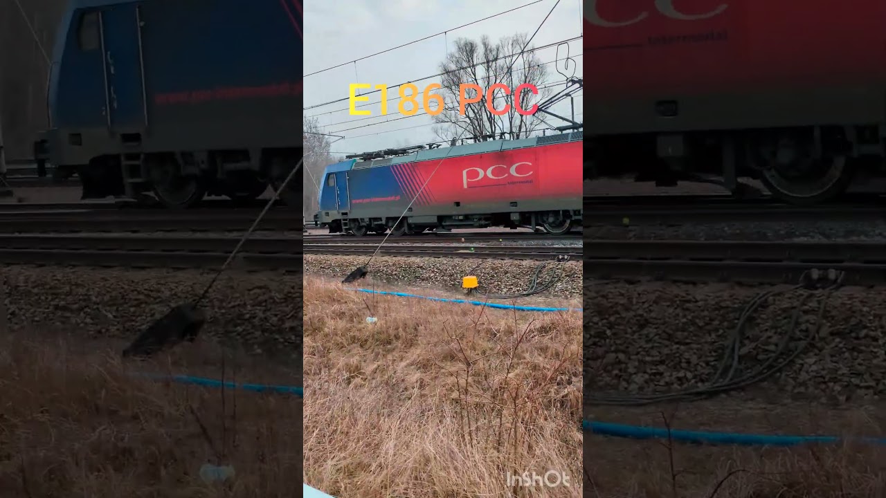 E186 (Traxx) PCC  #youtubeshorts #train #pociag #trainspotting #kolej #mikol  #pcc #traxx