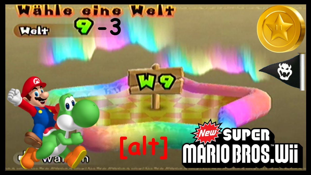 New Super Mario Bros. Wii /72 Welt 9-3 +Sternenmünzen