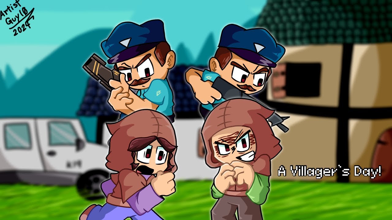 Dan the Man Bloopers: A Villager's Day
