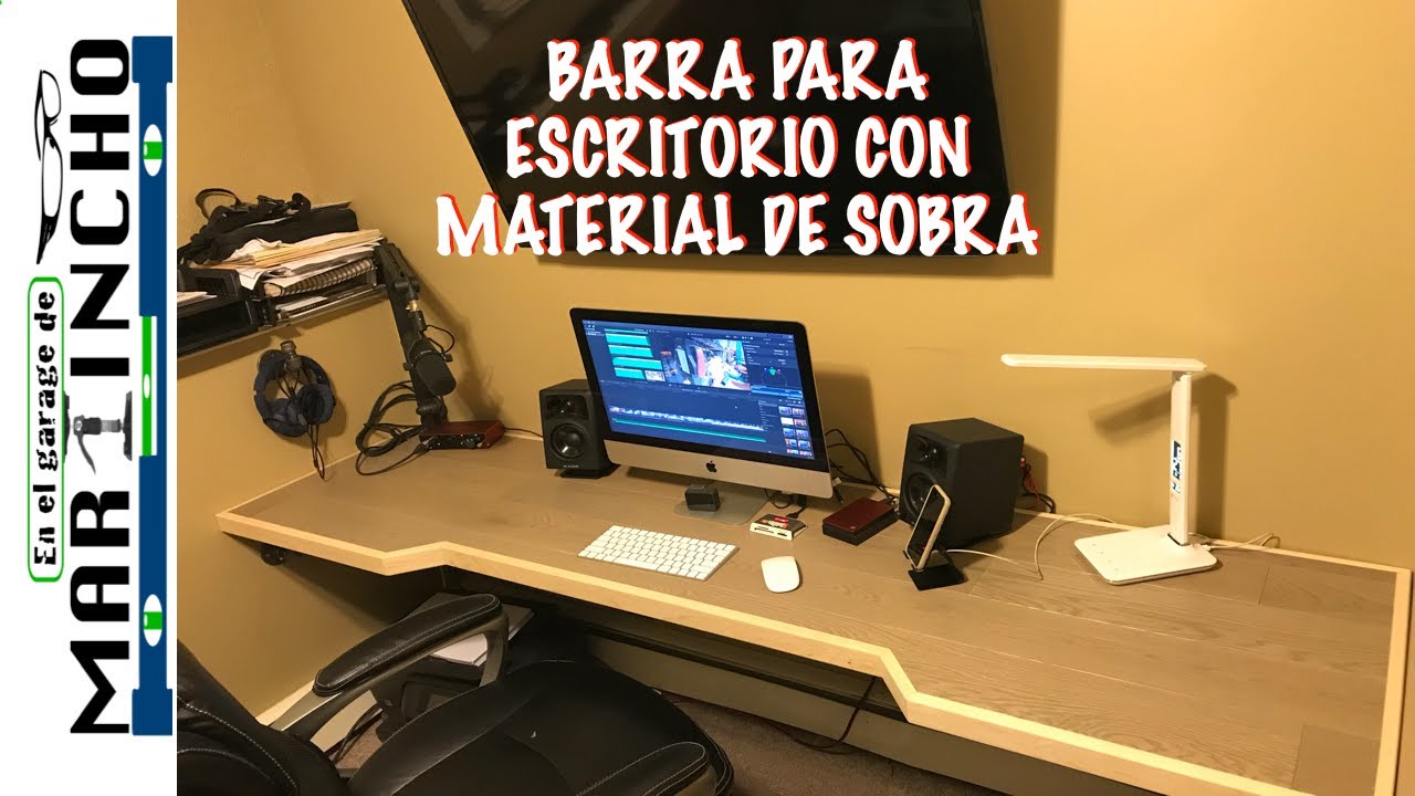 TUTORIAL  Construccion de una Barra para un Escritorio