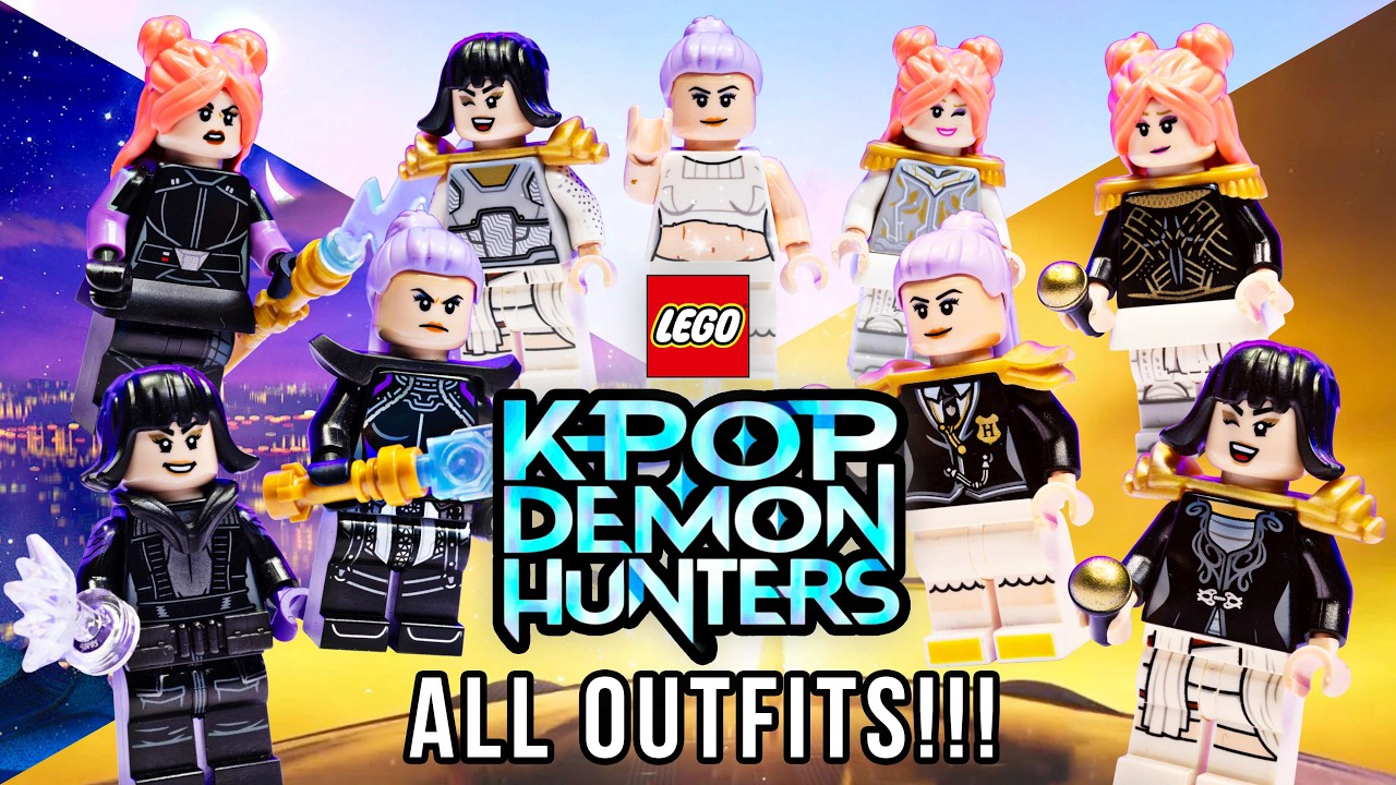 Я собрал ВСЕ КОСТЮМЫ ОХОТНИКОВ НА ДЕМОНОВ ИЗ K-Pop ФИГУРКИ ИЗ LEGO! (Фильм Netflix) 🔥🎤