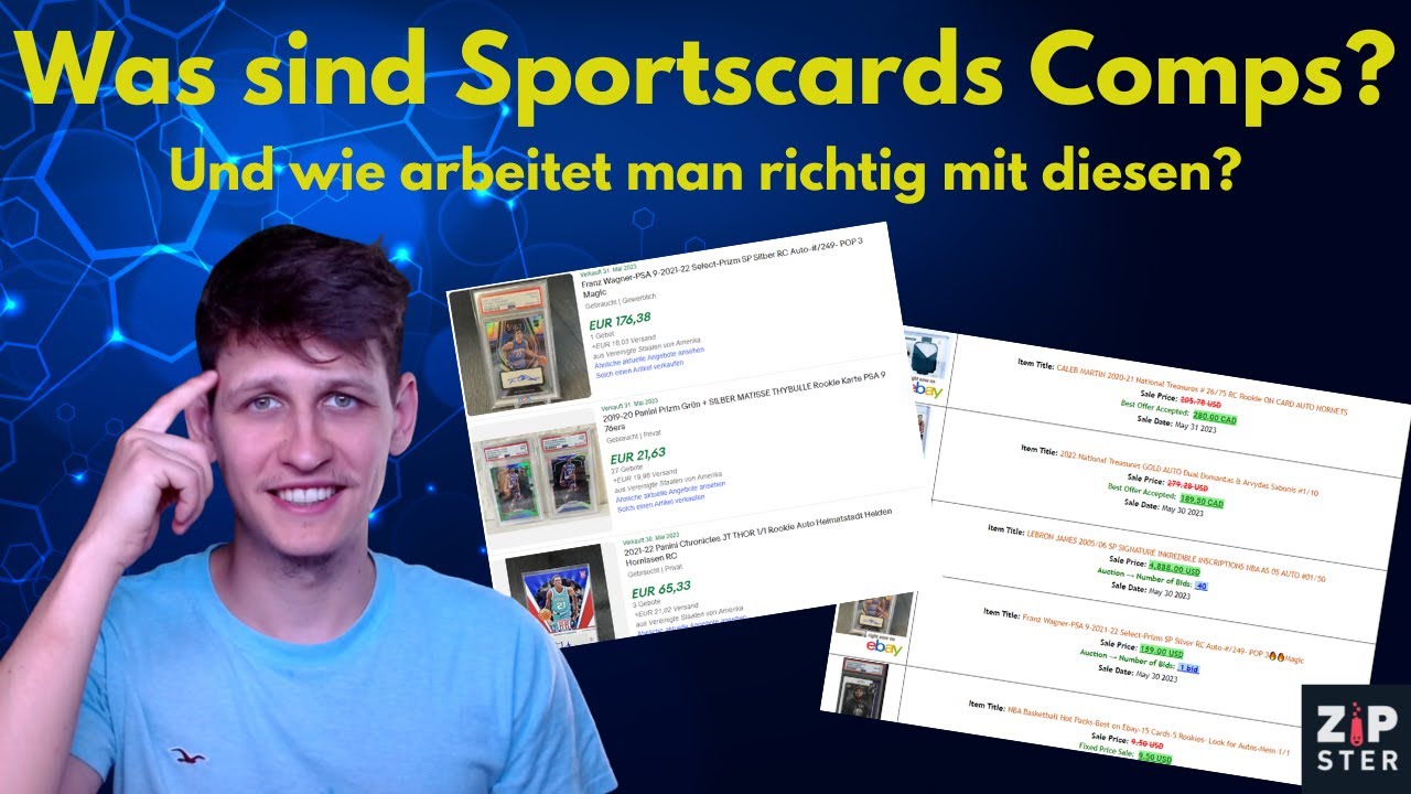 Wert von Sammelkarten ermitteln | Was sind COMPS & wie nutzt man diese? Sportscards Tipps & Tricks👌