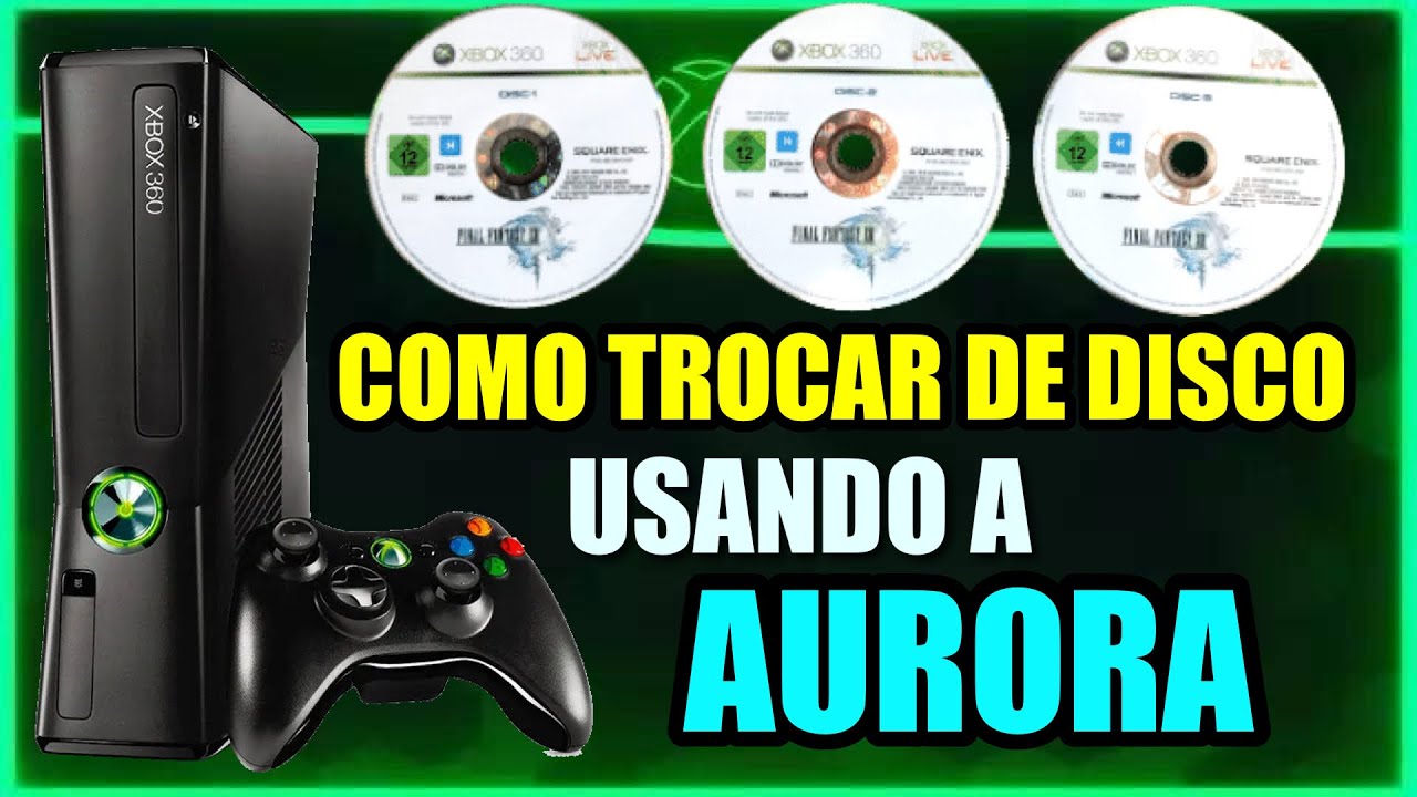 JOGOS COM TROCA DE DISCOS COMO CONFIGURAR PELO AURORA 