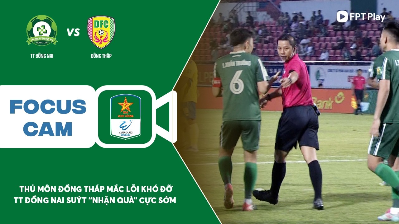 THỦ MÔN ĐỒNG THÁP MẮC LỖI KHÓ ĐỠ, TRƯỜNG TƯƠI ĐỒNG NAI SUÝT CÓ 