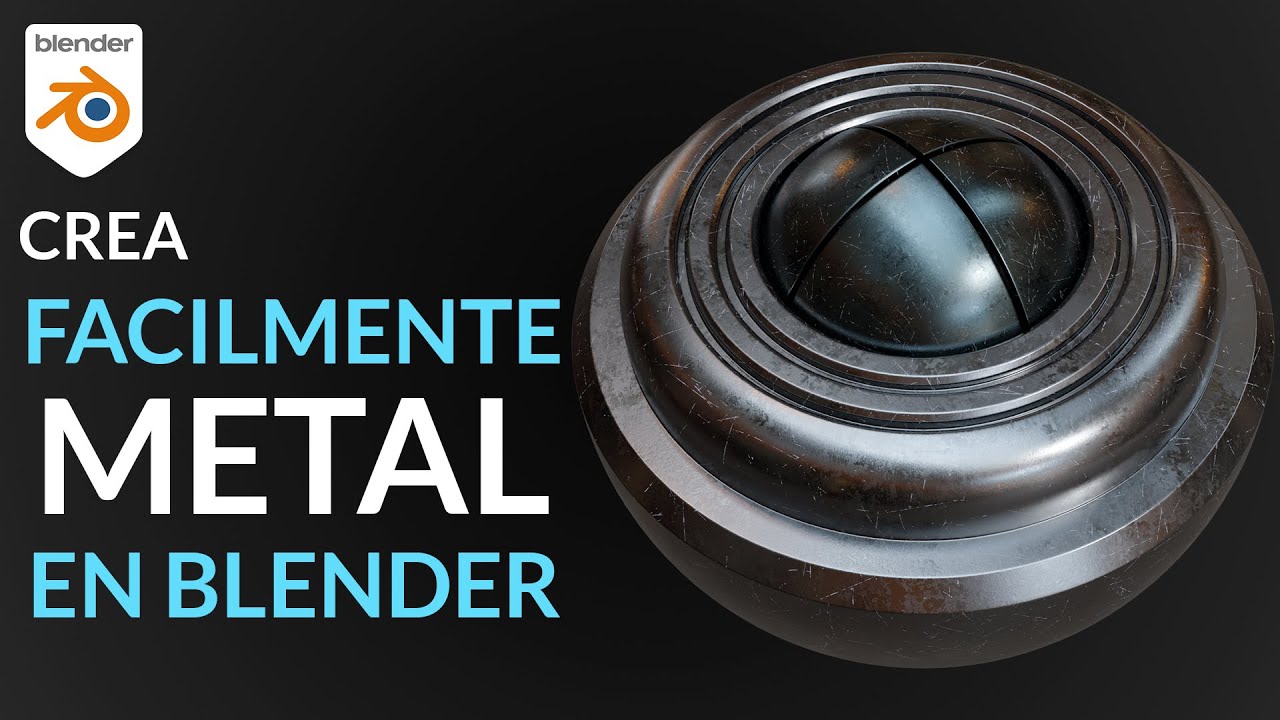 Como Crear Materiales de Metal en Blender
