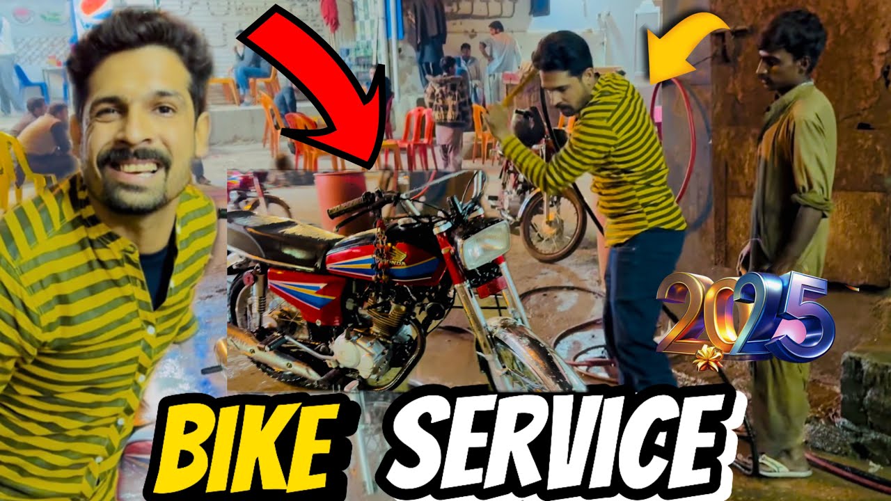 Honda Cg 125 Ki Service Karwai Poyon Oil Vlog