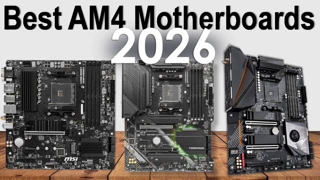 TOP 5 Best AM4 Motherboards to Buy In 2026