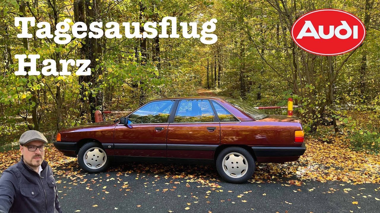Fahrvideo 4K Audi 100 Typ 44 5Zyl. Ausfahrt Harz - Torfhaus Schulenberg Okerstausee Okertalsperre