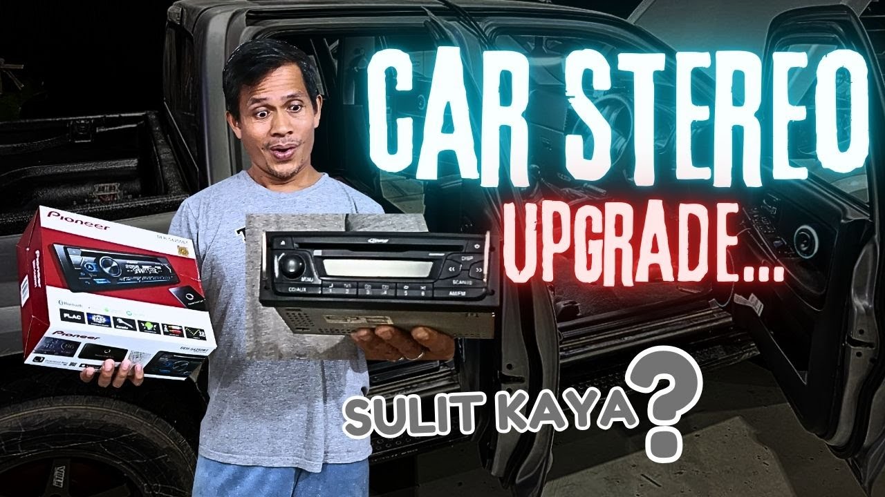 CAR STEREO UPGRADE sulit kaya? Stock to Pioneer DEH-S4250BT | Aleks On DIY