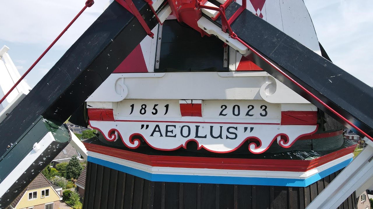 MOLEN AEOLUS Adorp draait en maalt weer