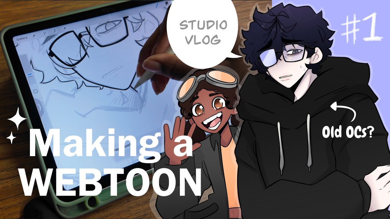 Webtoon 2025 Contest STUDIO VLOG | Designing the Characters!