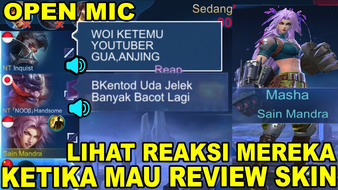 REVIEW SKIN MASHA SOLO RANKING KETEMU PUBLIC YANG BANYAK BACOT !! PUBLIC INI NGATAIN BRANDONKENT !