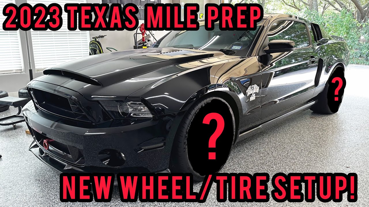 New wheels & tires on the Shelby GT500 Super Snake and Ride Along! Getting ready for the Texas mile