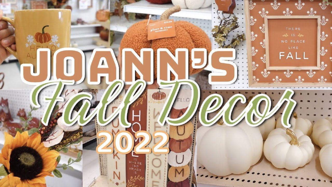 Joann Fall 2022 Decor! New Fall Decor! #fall2022 #falldecor #joanns