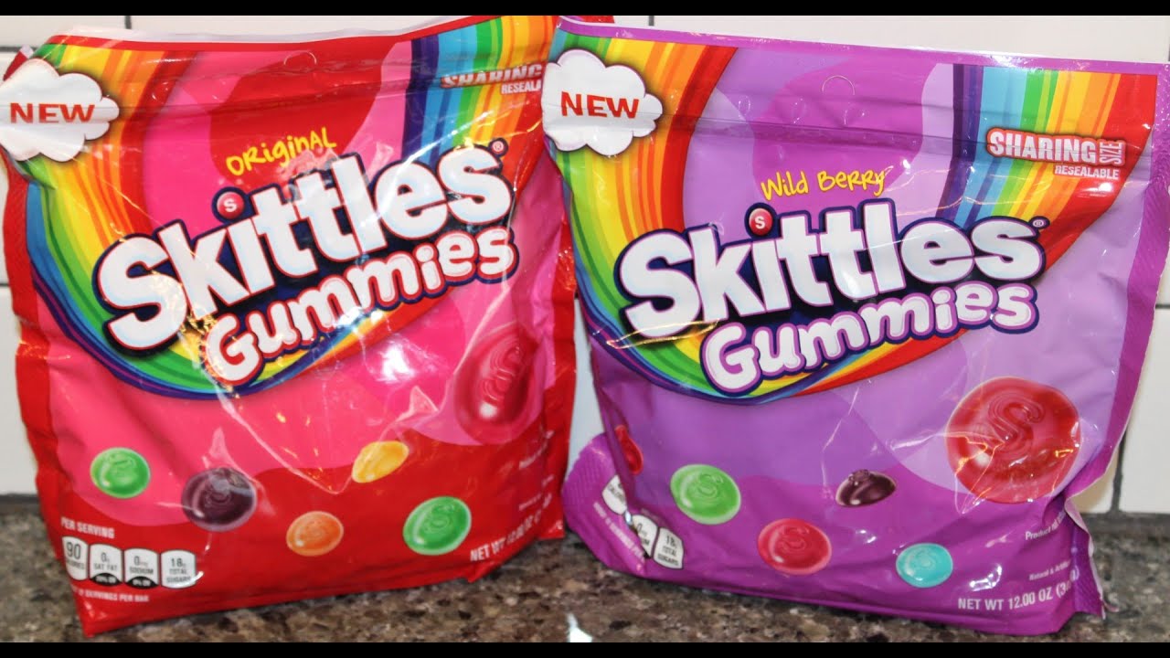 Skittles Gummies: Original & Wild Berry Review