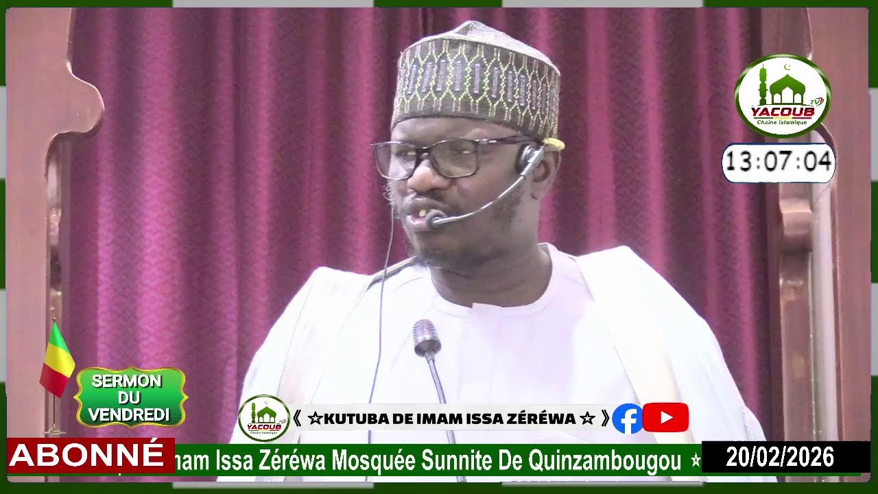 Diffusion en direct de YACOUB  TV 《⭐Sermon  Du  Vendredi |Par Imam Issa Zéréwa  ⭐》