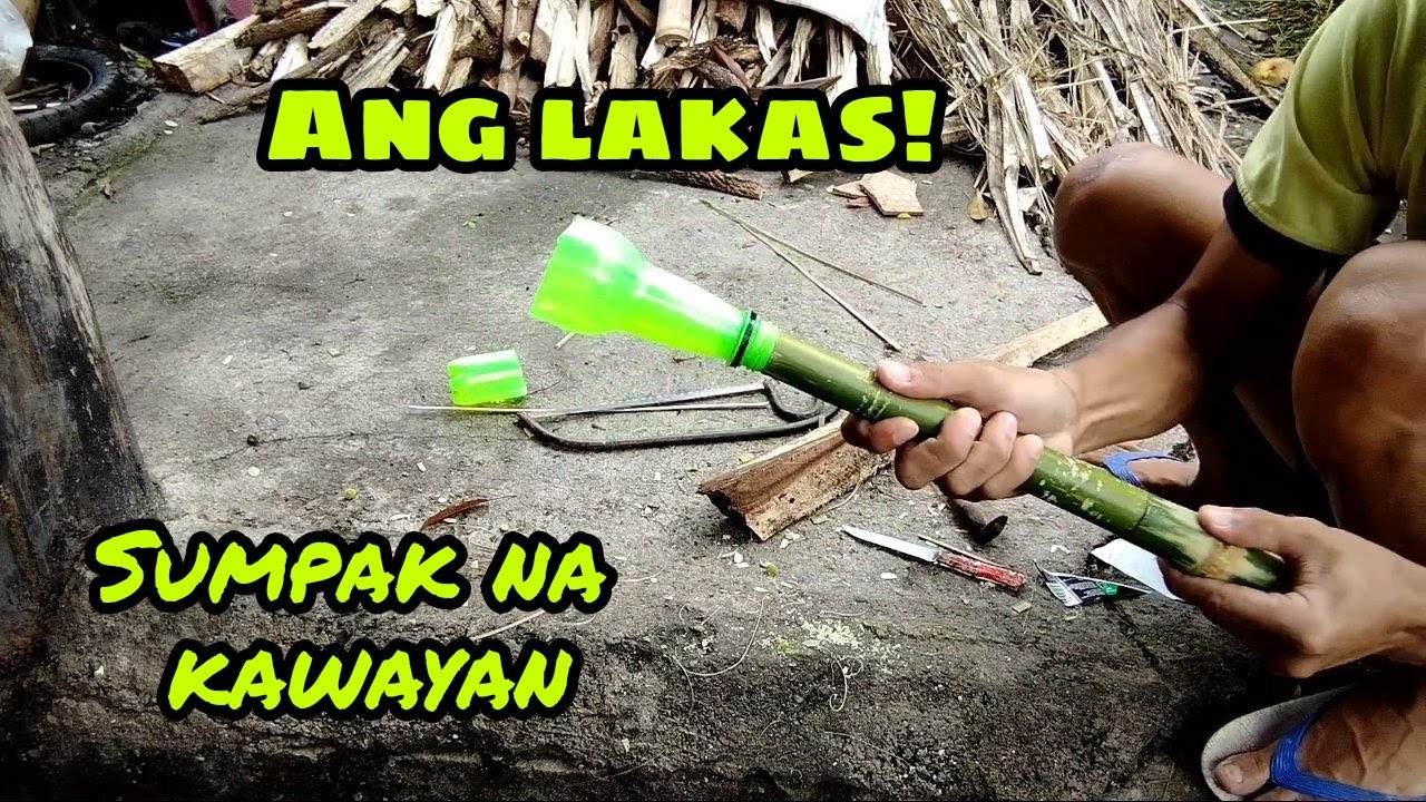 Paano gumawa ng Sumpak na Kawayan.