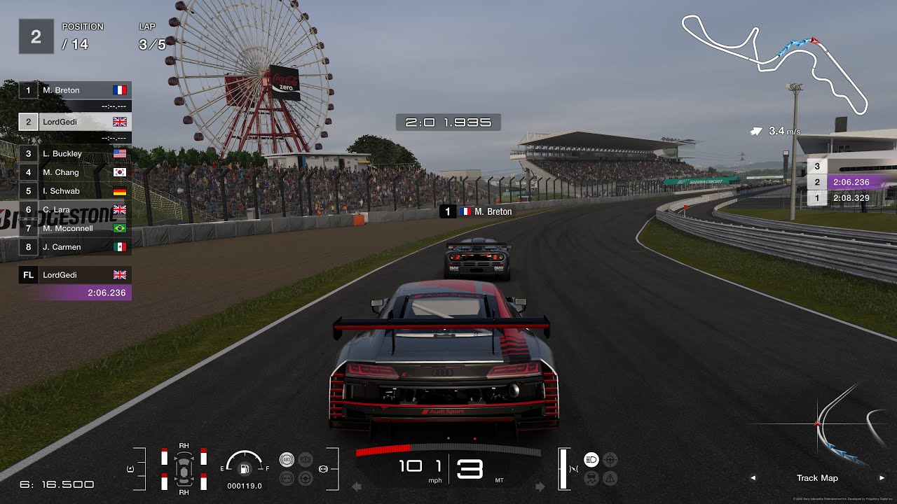 Gran Turismo 7: GT Cup Gr3 - Suzuka Circuit - PS5 No Commentary 4K 60FPS