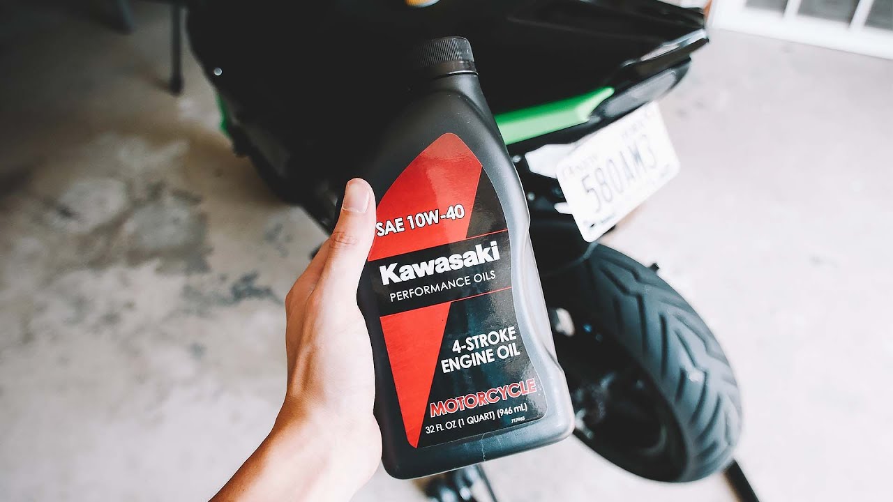 Changing Oil and Filter on a Kawasaki Z125 Pro
