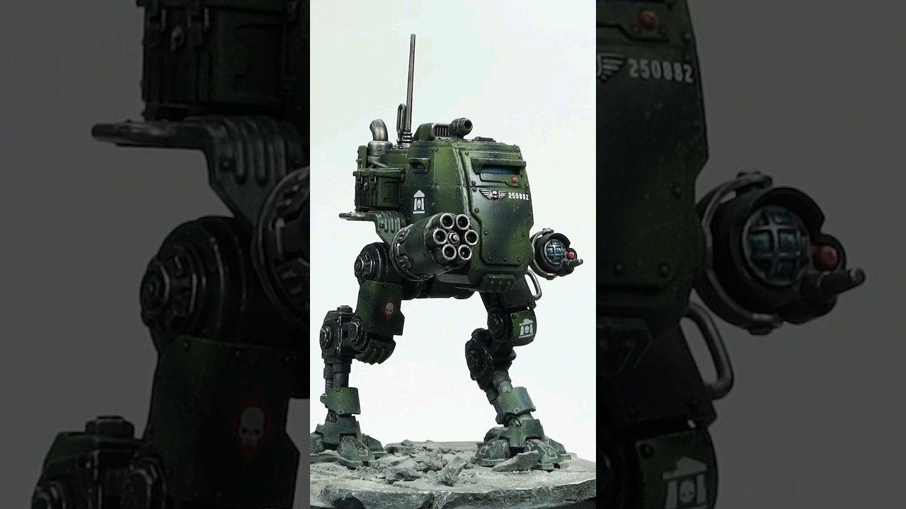 How to paint Astra Militarum Armoured Sentinel. Check out the full video if you didn't already.