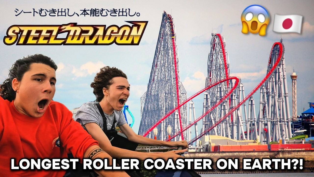 Nagashima Spa Land — ЛУЧШИЙ парк американских горок в Японии?! 🇯🇵 САМЫЕ ДЛИННЫЕ американские горк...