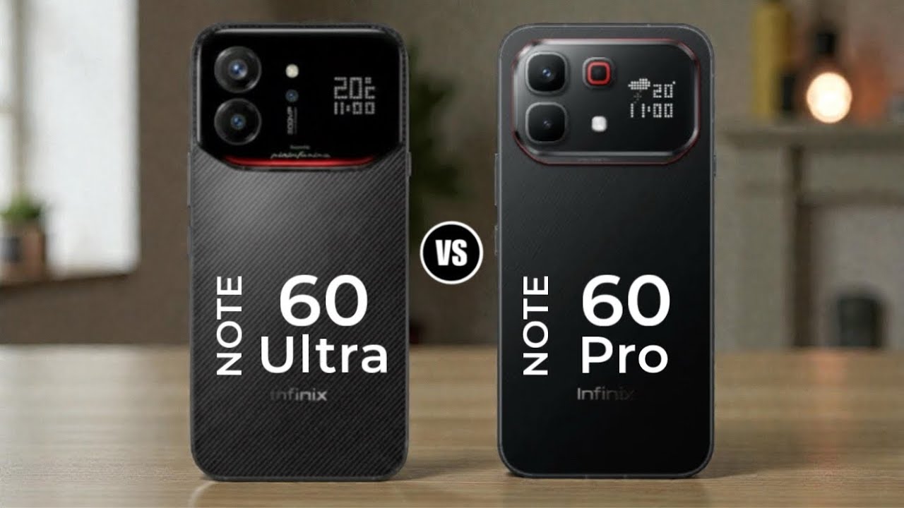 Infinix Note 60 Ultra vs Infinix Note 60 Pro