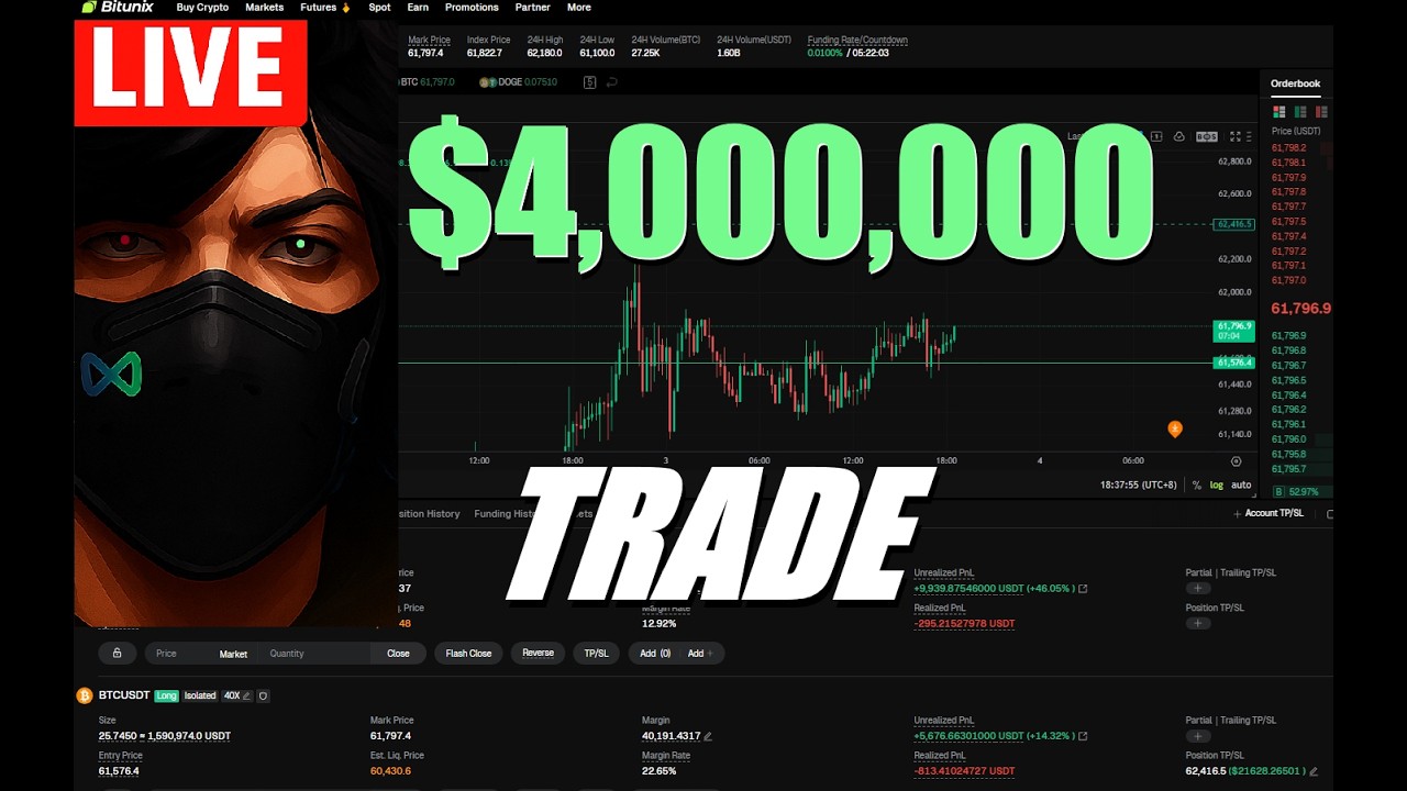 Live $4,000,000 Trade