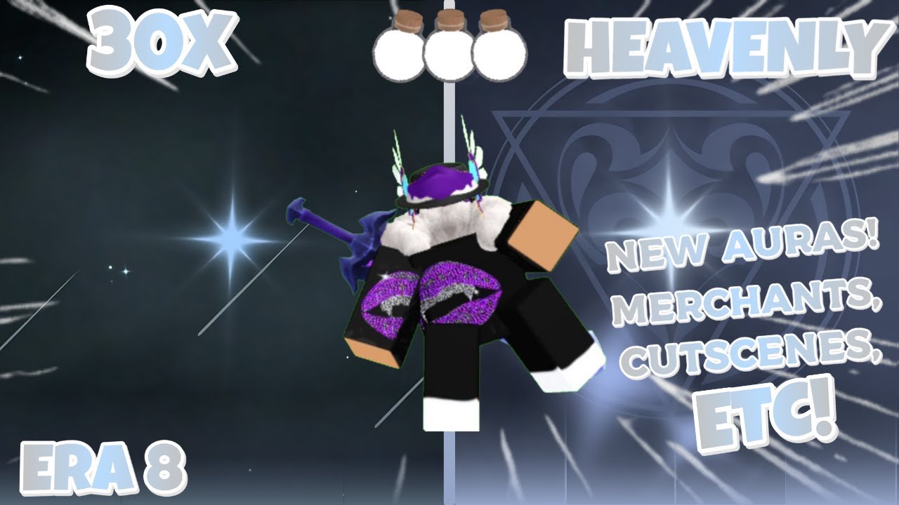Era 8 IS HERE! Popping 30x Heavenly Potions And Meeting DEVELOPERS! [Sol's RNG]