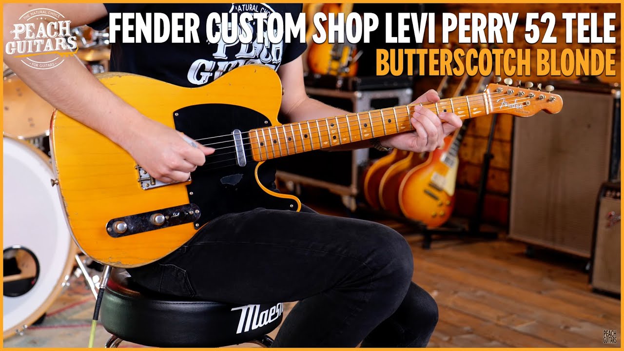 Fender Custom Shop Masterbuilt Levi Perry 52 Tele | Relic Butterscotch Blonde