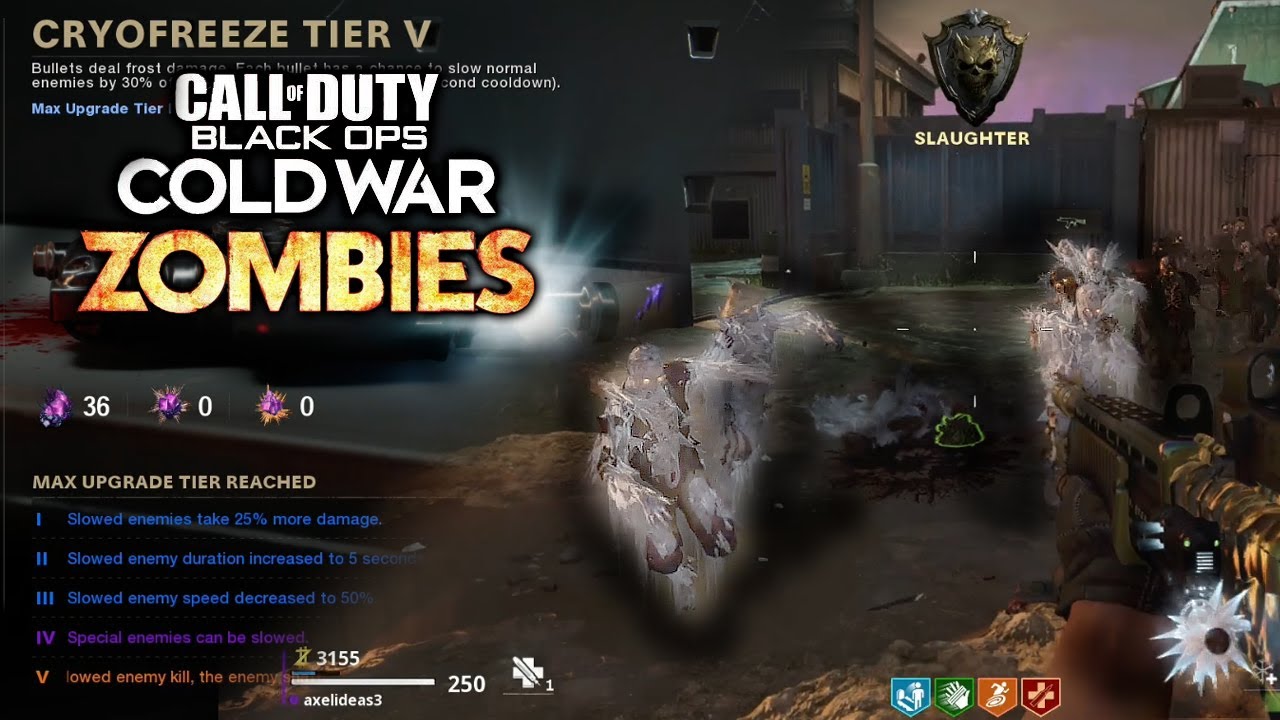 Napalm & Cryo Freeze WORST Tier V Ammo Mod Upgrades (Tier 5) Gameplay - Cold War Zombies