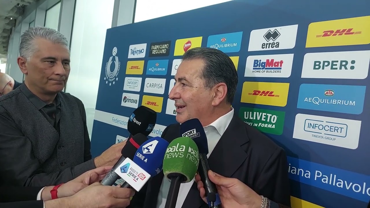 Fefè De Giorgi alla presentazione delle nazionali
