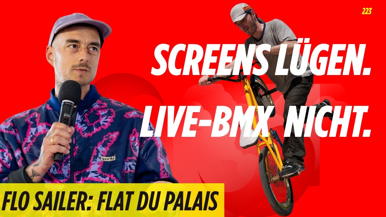 Flatland BMX &ndash; Live ist besser als KI. Flo Sailer, Flat du Palais Stuttgart