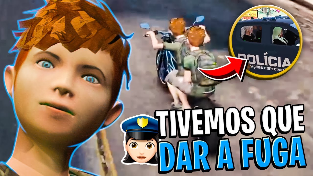 CHAVEQUEI A POLICIAL E TIVEMOS QUE DAR A FUGA! - GTA RP
