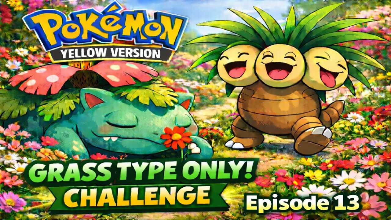 Выходки Silph Co - Испытание только с покемонами травяного типа, Pokemon Yellow Version, эпизод 13