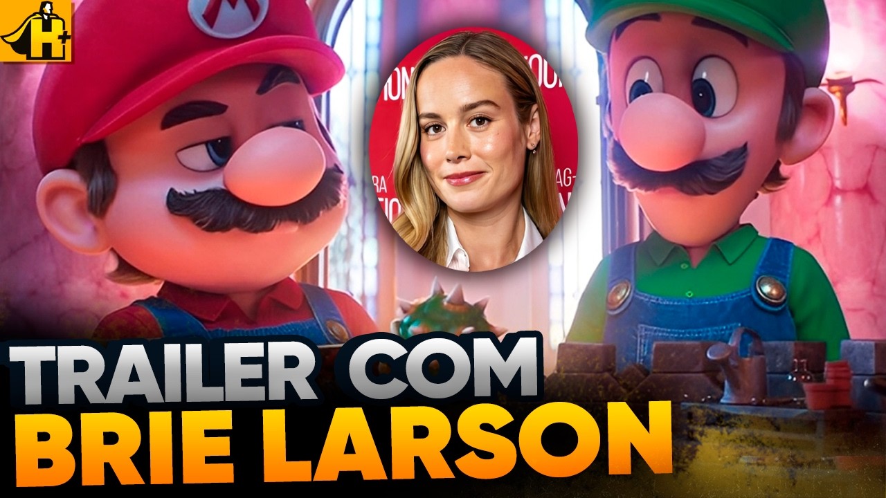 REACT TRAILER - BRIE LARSON NO TRAILER DE SUPER MARIO GALAXY