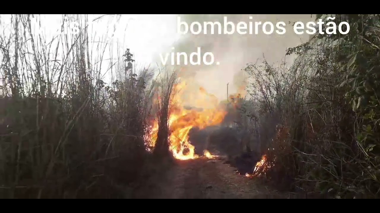 FOGO SEM CONTROLE, CHAMAS MUITO ALTAS.