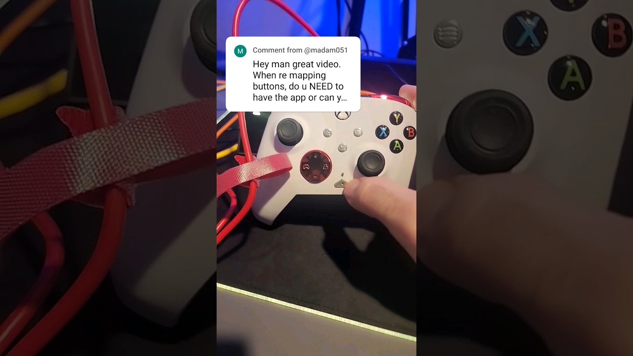 как запрограммировать кнопки &laquo;Назад&raquo; для PDP Rematch на ходу. #backbuttonsetting #pdpgaming #gaming