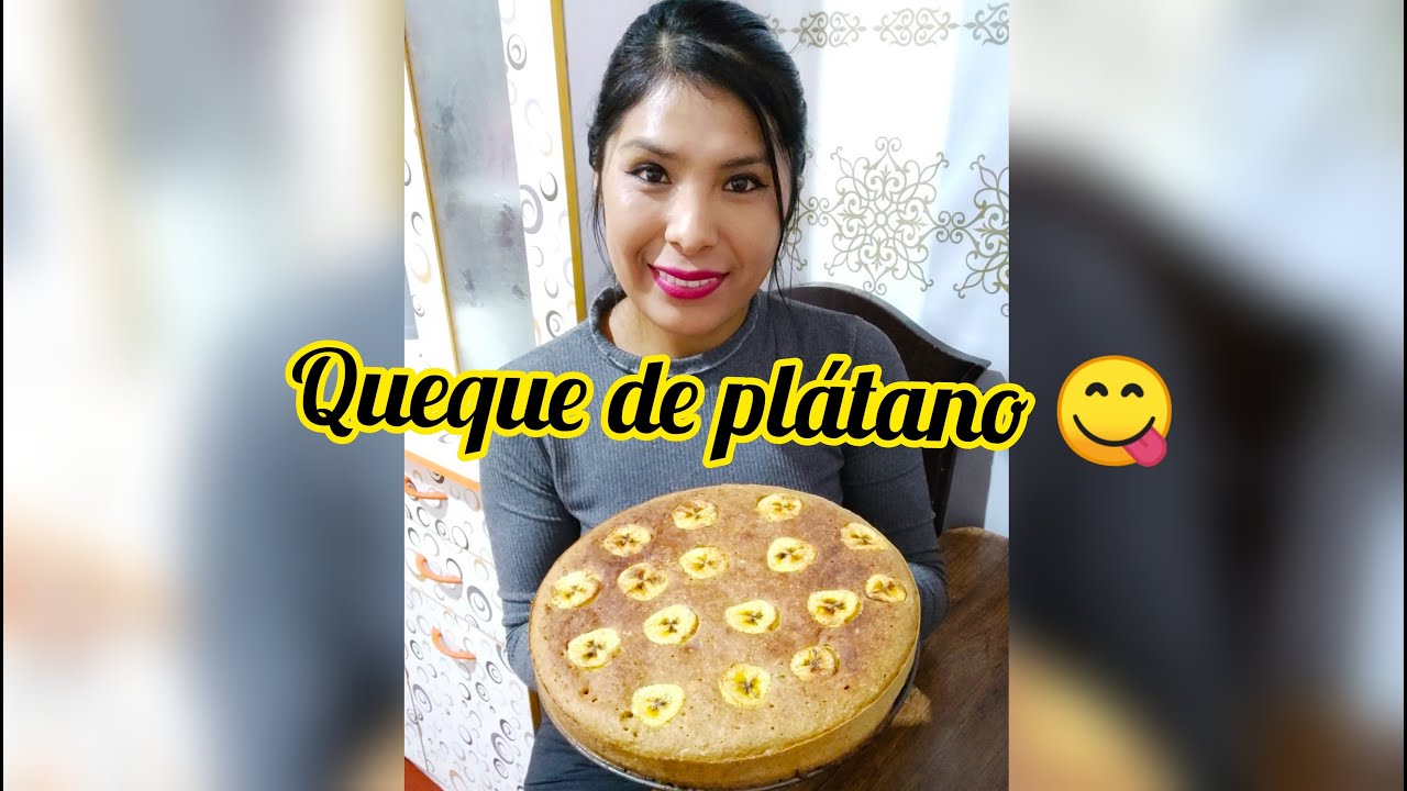 QUEQUE DE PLATANO SALUDABLE