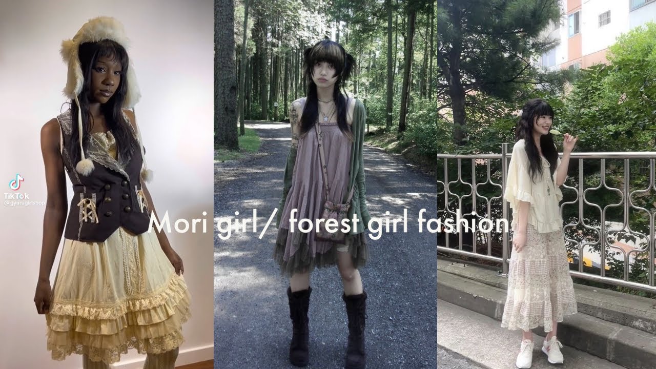 Mori Kei/ Mori girl fashion insp | tiktok compilation