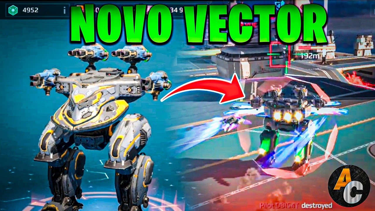 ESCUDO REFLETOR E SUPER VELOCIDADE: ESTE &Eacute; O VECTOR -War Robots Brasil